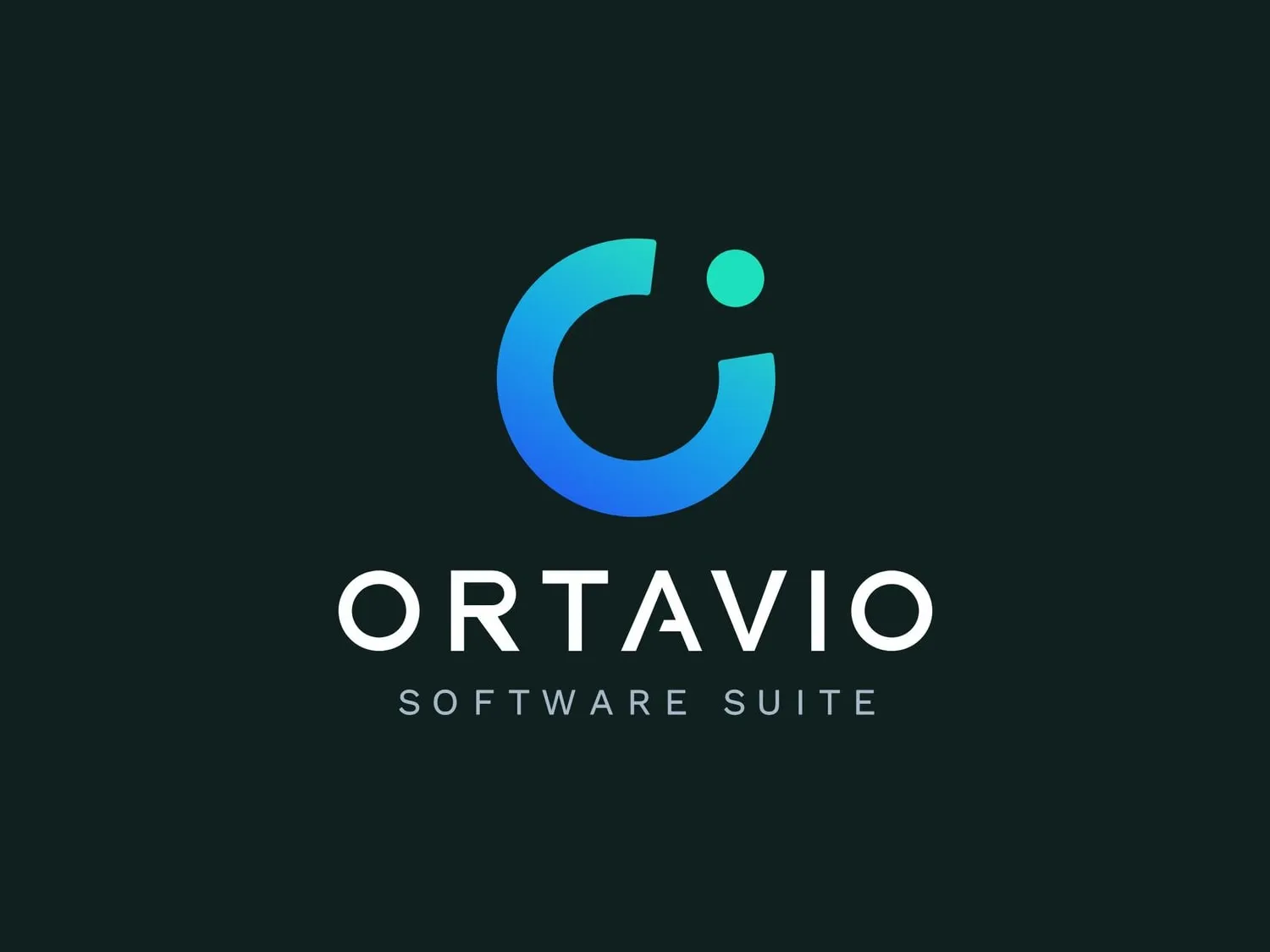 Logo von Ortavio Software Suite auf dunklem Grund
